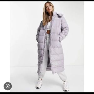 NEW NORTH FACE WOMENS TRIPLE C PARKA LONG WINTER COAT MINIMAL GREY LARGE